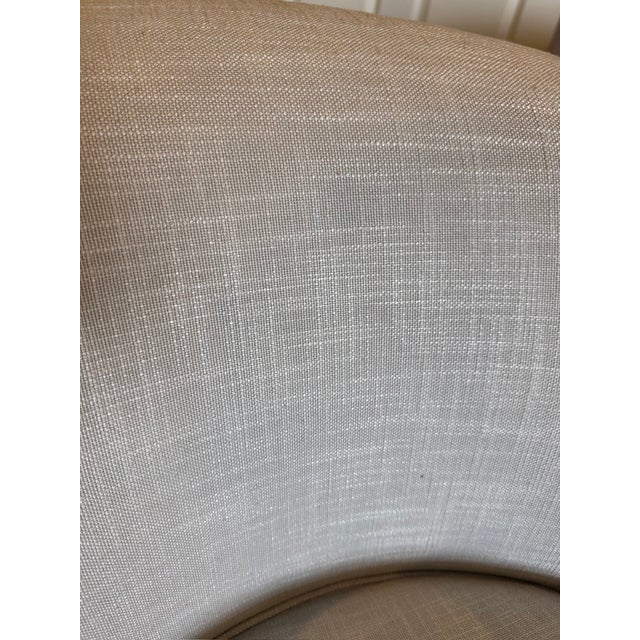 2010s Restoration Hardware Reginald Fabric Chair For Sale - Image 5 of 5