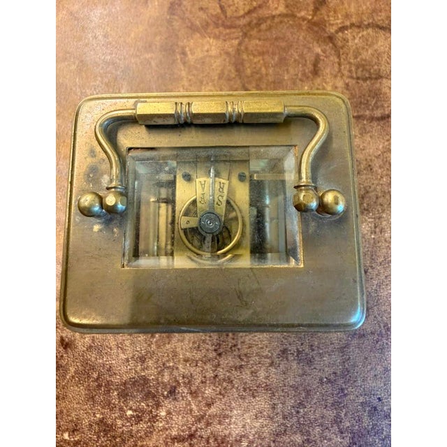 French Late 19th Century Carriage Clock, Brass Case, Circa 1890 For Sale - Image 14 of 16