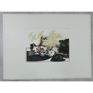 Bodini Floriano, Fucilazione / L'ucciso, 1972, Etching For Sale