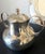 Silver Mexican Modernistic Sterling Silver Tea Coffee Set by Hector Aguilar For Sale - Image 8 of 18