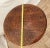Antique Round Table With Square Bottom Plant Book Shelf, Quarter Sawed Tiger Oak For Sale - Image 10 of 11