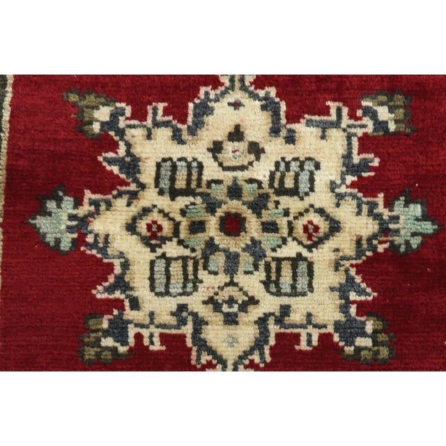 1960s Vintage Turkish Mini Rug - 27" X 55" For Sale - Image 4 of 10
