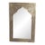 Handcrafted Moroccan Taj Arch Brass Mirror — Marrakech For Sale