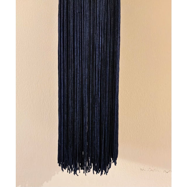 Arteriors Home Arteriors Modern Black Silk Strings Jenessa Sconces Pair For Sale - Image 4 of 6