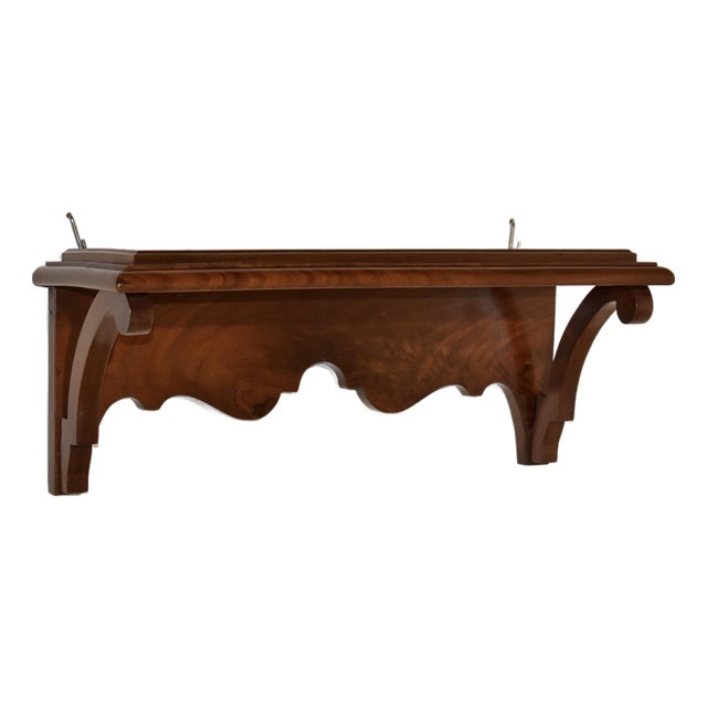 19th Century Mahogany Bracket Shelf From England For Sale