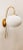 Ottone Wall Lamp with Oval White Glass For Sale - Image 11 of 15