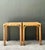 Vintage Woven Rattan Side Tables - Pair For Sale - Image 10 of 16