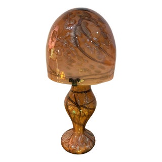 Vintage Mushroom Table Lamp, 1980s For Sale