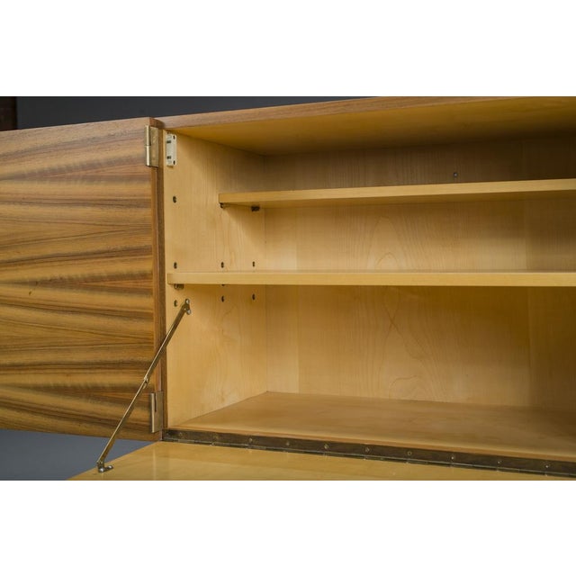 Vintage Floating Wall Sideboard in Walnut, 1960s For Sale - Image 11 of 16