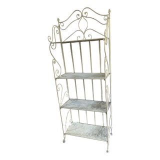 Folding Metal Etagere For Sale