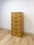This striking vintage Dixie parquet tall chest of drawers is a beautifully crafted and collectible Hollywood Regency and...