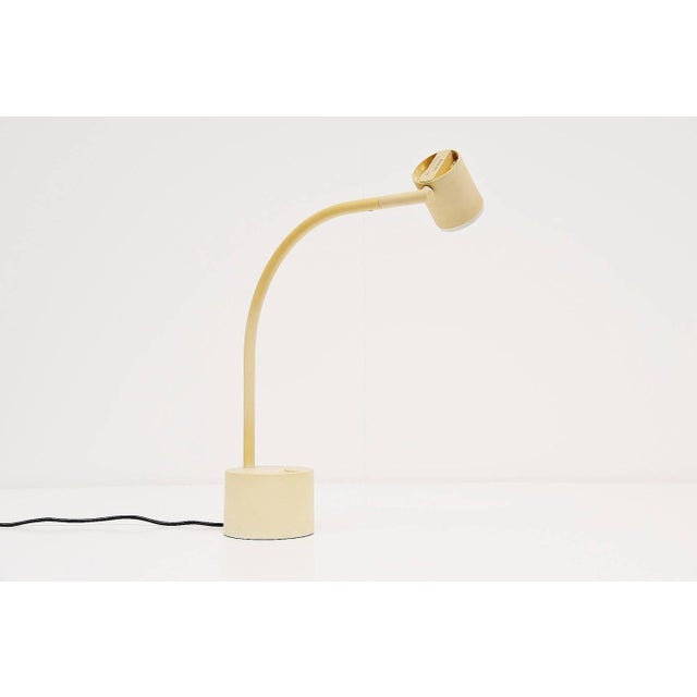 1980s Halo Click Table Lamp attributed to Ettore Sottsass for Philips, 1988 For Sale - Image 5 of 9