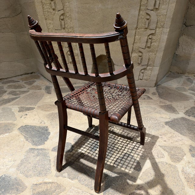 Aesthetic Movement Side Chair George Jakob Hunzinger. Late 1800s For Sale - Image 9 of 12