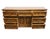 Wood Bassett Furniture Solid Oak Traditional American Colonial Revival 70" Triple Door Dresser 2085-247 For Sale - Image 7 of 15