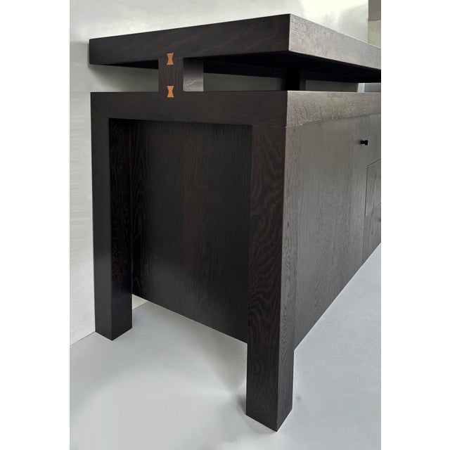 Wood Roche Bobois Sideboard Credenza From Dining Set Offered Separately For Sale - Image 7 of 12