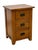 Wood Mission Quarter Sawn Oak 3-Drawer Nightstand | Walnut For Sale - Image 7 of 12