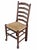 Vintage Ladder-Back Dining Chairs with Wicker Seats, 1970, Set of 8 For Sale - Image 3 of 10