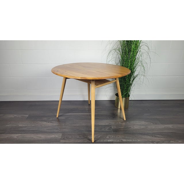 Round Breakfast Dining Table by Lucian Ercolani for Ercol, 1960s, in Restored conditions. Designed 1960 to 1969 I have...