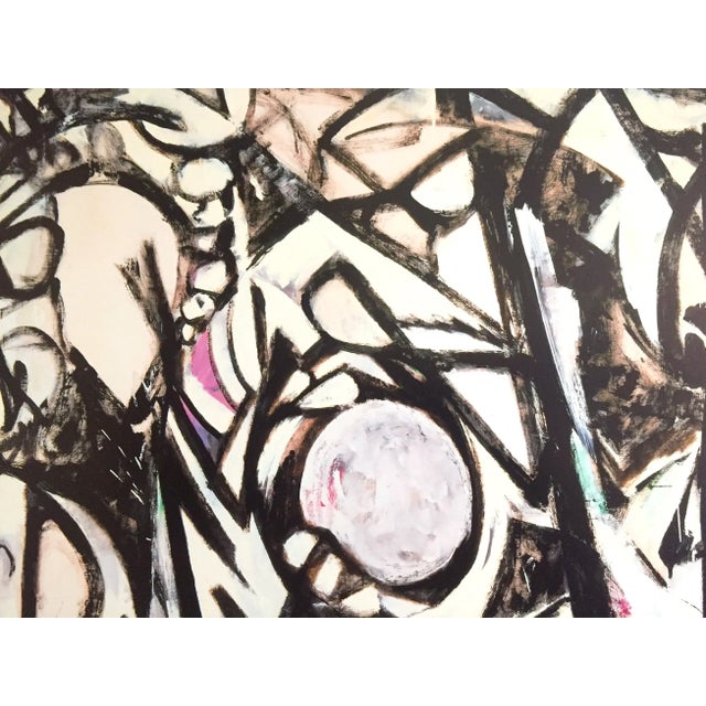 2010s Lee Krasner Foundation Abstract Expressionist Lithograph Print Poster " Gothic Landscape " 1961 For Sale - Image 5 of 13