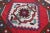 Red 1950s Turkish Hand Knotted Floral Desing Red Doormat Rug For Sale - Image 8 of 12