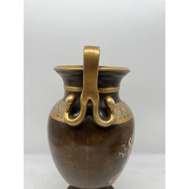 Late 19th Century 19th Century, Grand Tour Roman Revival Amphora Style Vase After Thomas Hope For Sale - Image 5 of 10