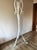 Vintage Hand-Forged Iron Coat Stand in White and Gold, 1950s For Sale - Image 11 of 18