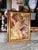 19th Century French Rococo Oil on Canvas Cherub Painting in Parcel Gilt Frame For Sale - Image 11 of 12