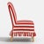 Not Yet Made - Made To Order Aria Ruffle Slipcover Dining Chair in Red Canopy Stripe For Sale - Image 5 of 7
