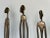 Vintage Elongated African Tribal Bronze Statues - Set of 4 For Sale In Miami - Image 6 of 13