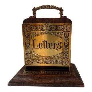 Vintage English Letter Rack For Sale