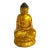 This exceptional vintage gilt bronze Buddha depicts a peaceful and serene expression while seated in meditation. Measuring...