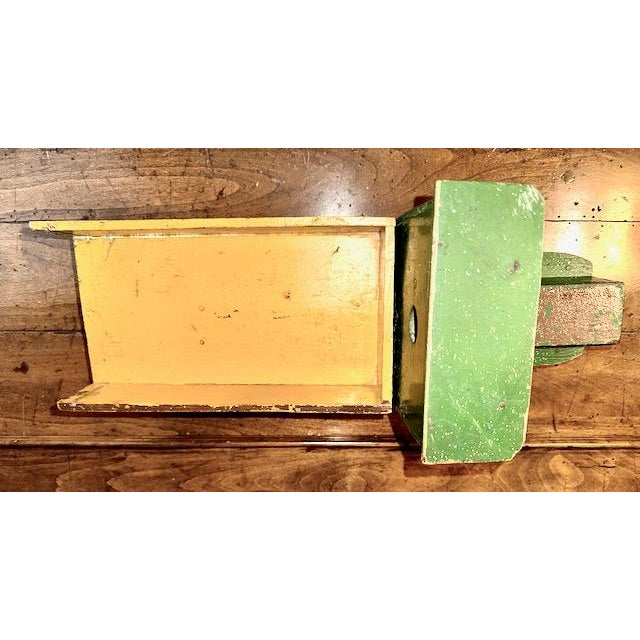Forest Green Vintage English Wooden Toy Truck For Sale - Image 8 of 10