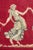 Unusual Antique Framed Needlepoint Neoclassical Dancers Grand Tour Style Wall Art Home Decor For Sale - Image 4 of 11