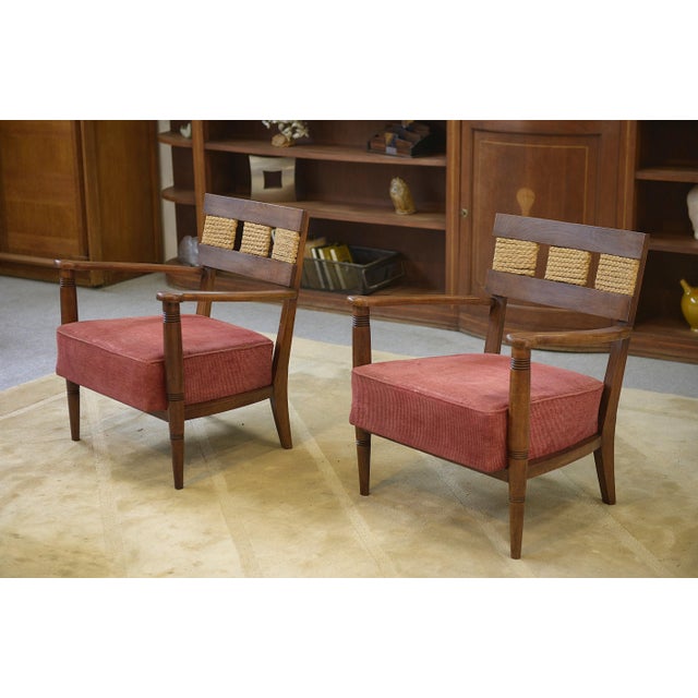 Brutalist Armchairs attributed to Audoux Minet, 1950s, Set of 2 For Sale - Image 9 of 14
