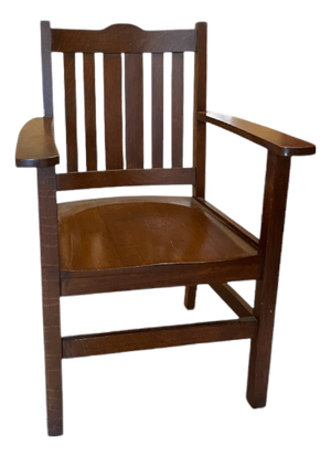 Antique Mission Oak Armchair or Dining Chair