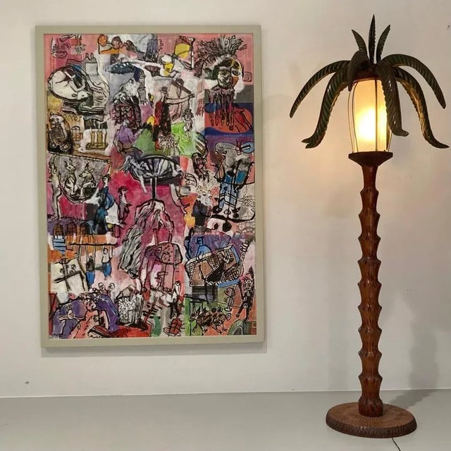 Noor Knip, 2021, Coloured Ink and Acrylic on Printed Paper For Sale - Image 6 of 7