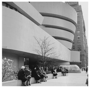 Outside the Guggenheim' Unframed Archival Pigment Print