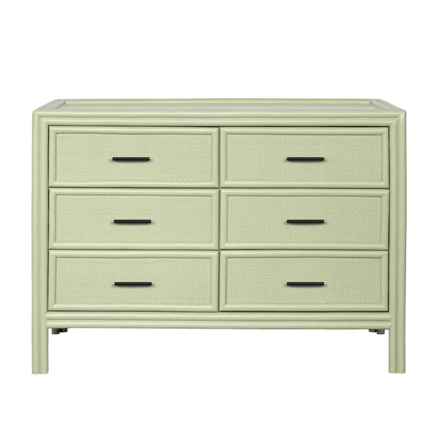 Bermuda Six-Drawer Dresser - Celery Green For Sale - Image 9 of 9