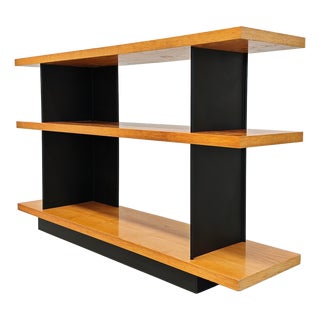Mobile Bookcase Shelves in Oak Metal by Charlotte Perriand, 1970s For Sale