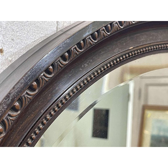 Antique Napoleon III Mirror in Rosewood, 1890s For Sale - Image 3 of 10