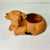Late 19th C. English Country Boho Chic Farmhouse Large Terra Cotta Cow Planter. For Sale - Image 17 of 18