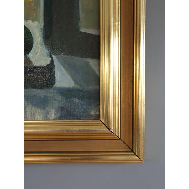 Mid-Century Modern 'The Figs' Vintage Swedish Still Life Oil Painting, Framed For Sale - Image 6 of 10