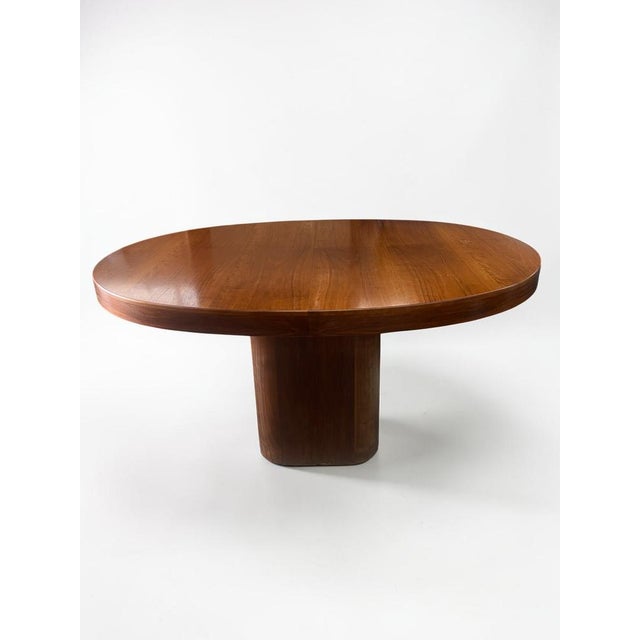 Mid-Century Modern Extendable Dining Table in Walnut, 1970s For Sale - Image 15 of 15