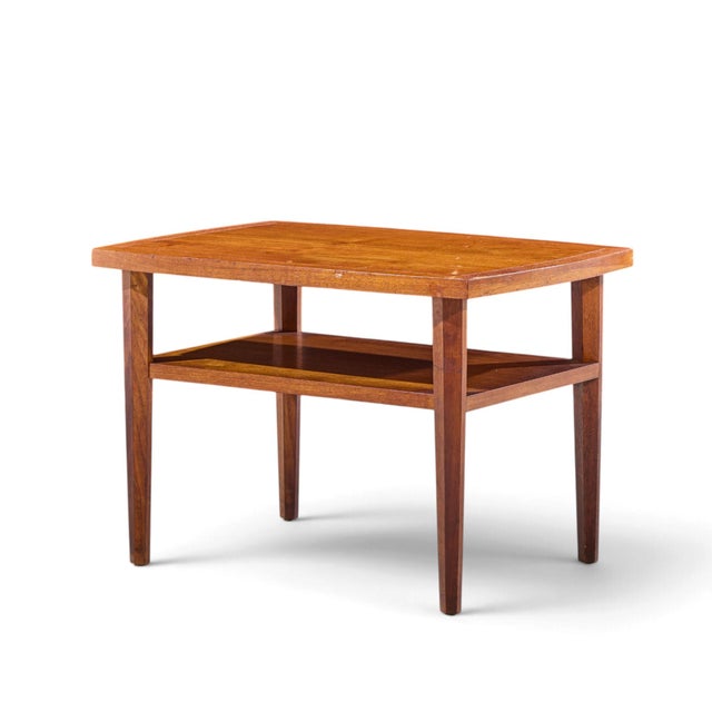 Brown George Nakashima for Widdicomb Sundra Mid Century Walnut Side End Table For Sale - Image 8 of 10