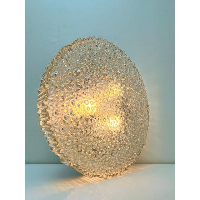 Large Bubble Glass Flush Mount Lamp by Motoko Isshi for Staff, 1970s For Sale - Image 8 of 18