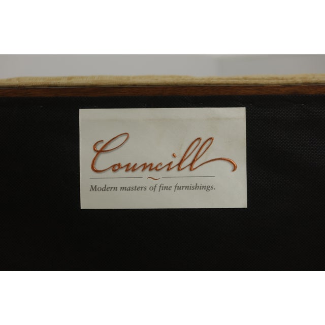 Pair Councill Regency Style Mahogany Side Chairs Chairish