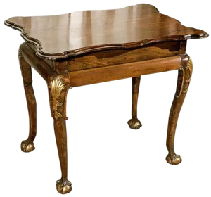 18th C. Irish Walnut Occasional Table