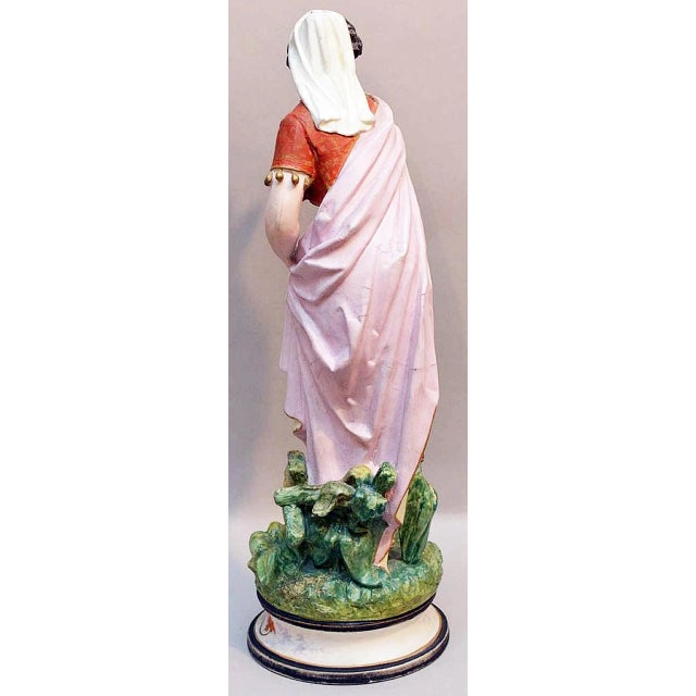 Early 20th Century Early 20th Century Bisque-Porcelain Gypsy-Girl Figurine For Sale - Image 5 of 7