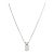 0.70ct Diamond Oval Solitaire Pendant Necklace 14k White Gold 18" Box Chain For Sale