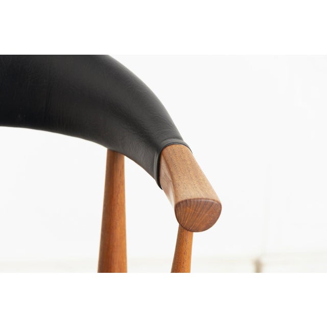 1960s Mid-Century Danish Model BA113 Dining Chairs in Teak by Johannes Andersen for BRDR, 1965, Set of 8 For Sale - Image 5 of 10